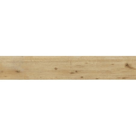 Mexen Cristopher Almond glazed rectified G1 stoneware sample, wood-like floor-wall tile, carving - TL612-00-S