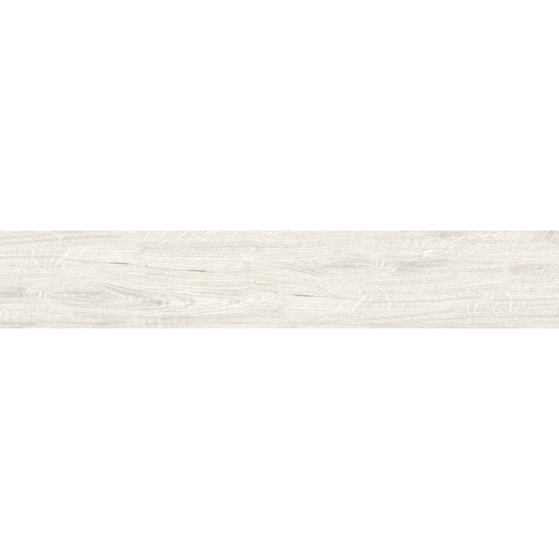 Mexen Wood Ville Bianco sample of glazed rectified porcelain tile G1, wood-like floor-wall tile, carving - TL613-01-S