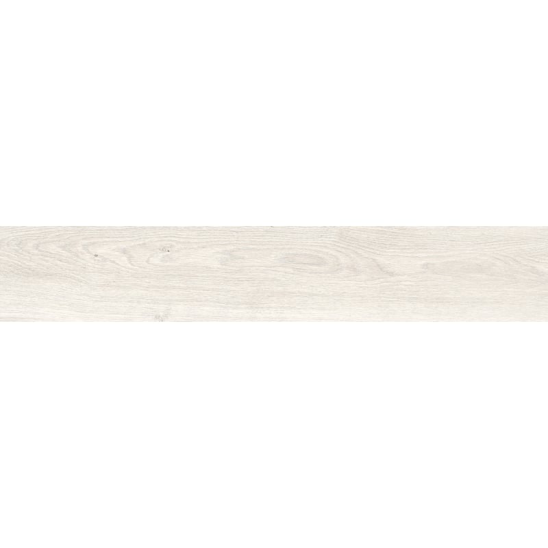 Mexen Wood Ville Bianco sample of glazed rectified porcelain tile G1, wood-like floor-wall tile, carving - TL613-01-S