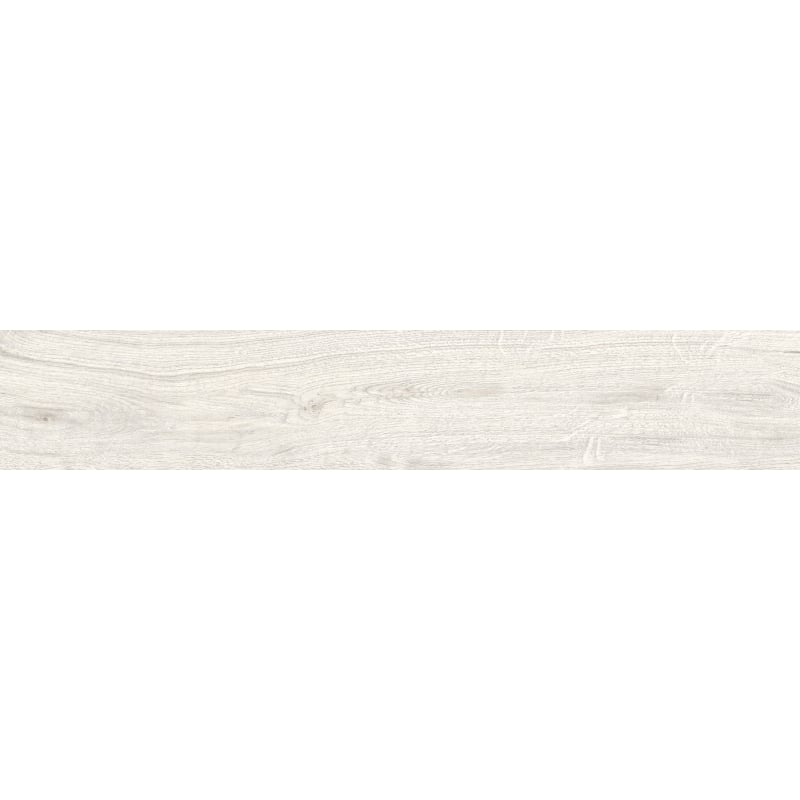 Mexen Wood Ville Bianco sample of glazed rectified porcelain tile G1, wood-like floor-wall tile, carving - TL613-01-S