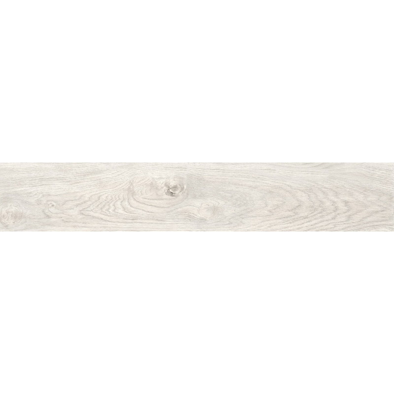 Mexen Wood Ville Bianco sample of glazed rectified porcelain tile G1, wood-like floor-wall tile, carving - TL613-01-S