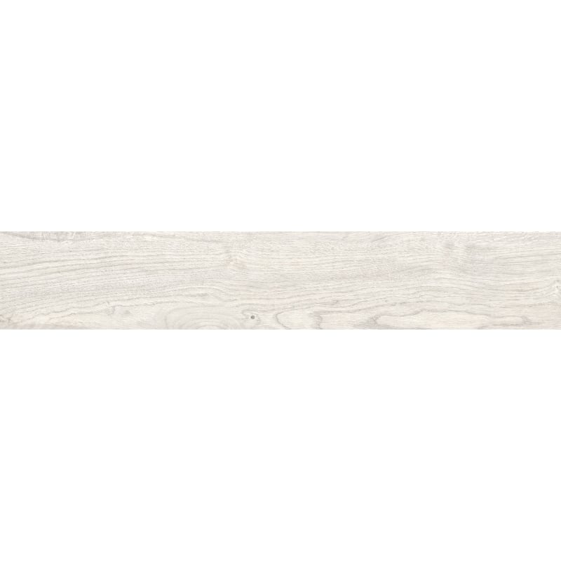 Mexen Wood Ville Bianco sample of glazed rectified porcelain tile G1, wood-like floor-wall tile, carving - TL613-01-S