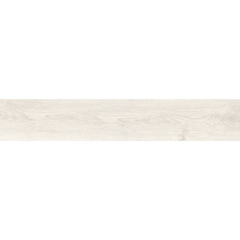 Mexen Wood Ville Bianco sample of glazed rectified porcelain tile G1, wood-like floor-wall tile, carving - TL613-01-S