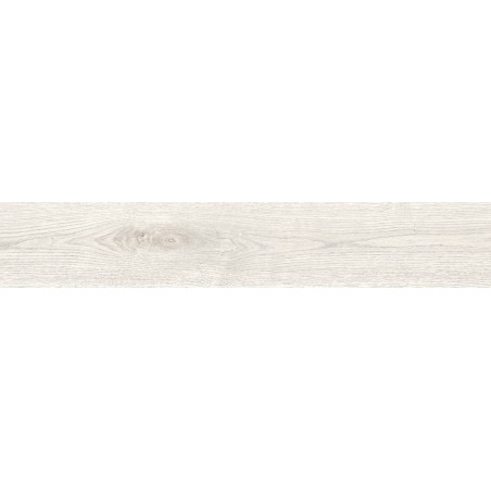 Mexen Wood Ville Bianco sample of glazed rectified porcelain tile G1, wood-like floor-wall tile, carving - TL613-01-S
