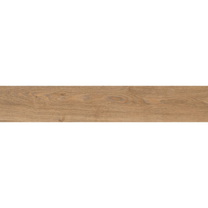 Mexen Wood Ville Brown glazed rectified stoneware sample. G1, wood-like floor-wall tile, carving - TL613-02-S