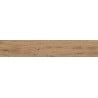 Mexen Wood Ville Brown glazed rectified stoneware sample. G1, wood-like floor-wall tile, carving - TL613-02-S