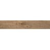Mexen Wood Ville Brown glazed rectified stoneware sample. G1, wood-like floor-wall tile, carving - TL613-02-S