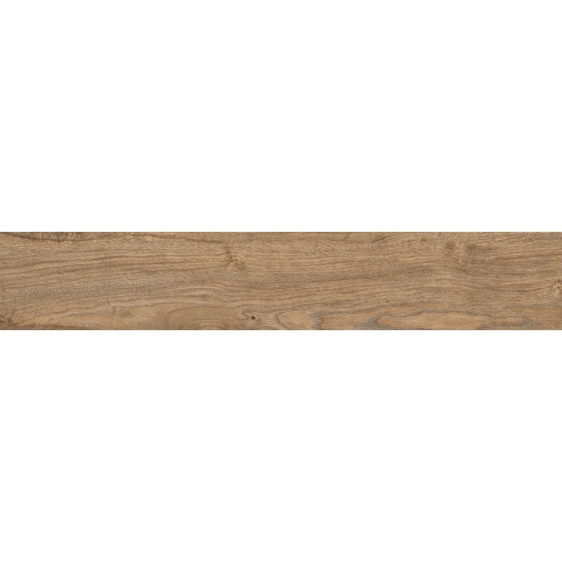 Mexen Wood Ville Brown glazed rectified stoneware sample. G1, wood-like floor-wall tile, carving - TL613-02-S