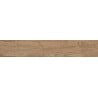 Mexen Wood Ville Brown glazed rectified stoneware sample. G1, wood-like floor-wall tile, carving - TL613-02-S