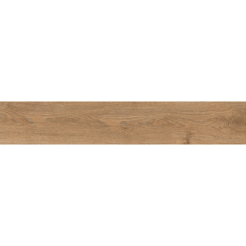 Mexen Wood Ville Brown glazed rectified stoneware sample. G1, wood-like floor-wall tile, carving - TL613-02-S