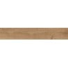 Mexen Wood Ville Brown glazed rectified stoneware sample. G1, wood-like floor-wall tile, carving - TL613-02-S