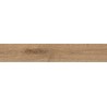 Mexen Wood Ville Brown glazed rectified stoneware sample. G1, wood-like floor-wall tile, carving - TL613-02-S