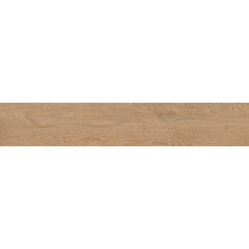 Mexen Wood Ville Oak glazed rectified porcelain tile sample G1, wood-like floor-wall tile, carving - TL613-05-S