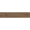 Mexen Savana Brown glazed rectified porcelain tile sample G1, wood-like floor and wall tile, carving - TL614-01-S