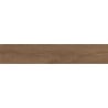 Mexen Savana Brown glazed rectified porcelain tile sample G1, wood-like floor and wall tile, carving - TL614-01-S