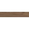 Mexen Savana Brown glazed rectified porcelain tile sample G1, wood-like floor and wall tile, carving - TL614-01-S