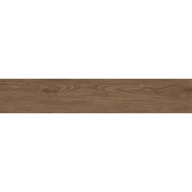 Mexen Savana Brown glazed rectified porcelain tile sample G1, wood-like floor and wall tile, carving - TL614-01-S