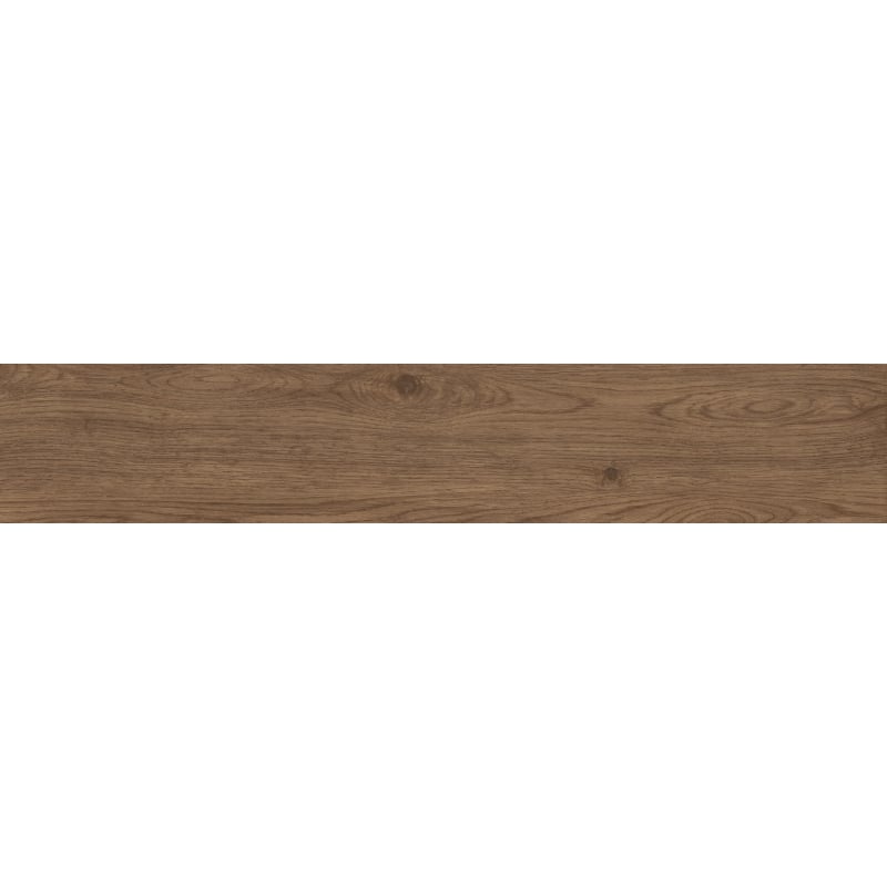 Mexen Savana Brown glazed rectified porcelain tile sample G1, wood-like floor and wall tile, carving - TL614-01-S