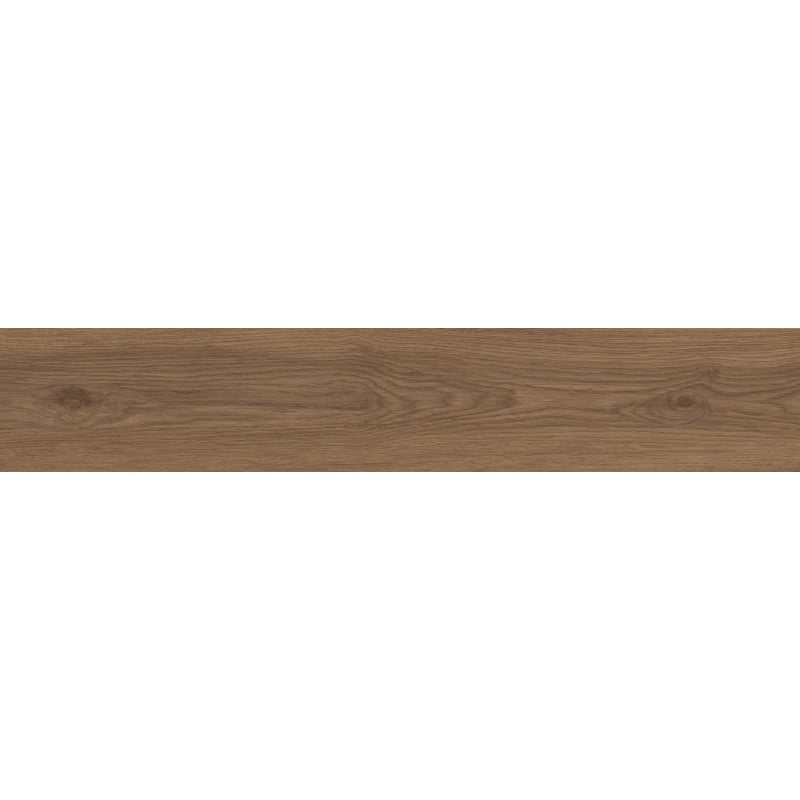 Mexen Savana Brown glazed rectified porcelain tile sample G1, wood-like floor and wall tile, carving - TL614-01-S
