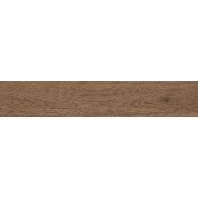 Mexen Savana Brown glazed rectified porcelain tile sample G1, wood-like floor and wall tile, carving - TL614-01-S