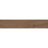 Mexen Savana Brown glazed rectified porcelain tile sample G1, wood-like floor and wall tile, carving - TL614-01-S