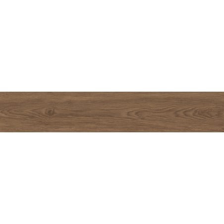 Mexen Savana Brown glazed rectified porcelain tile sample G1, wood-like floor and wall tile, carving - TL614-01-S