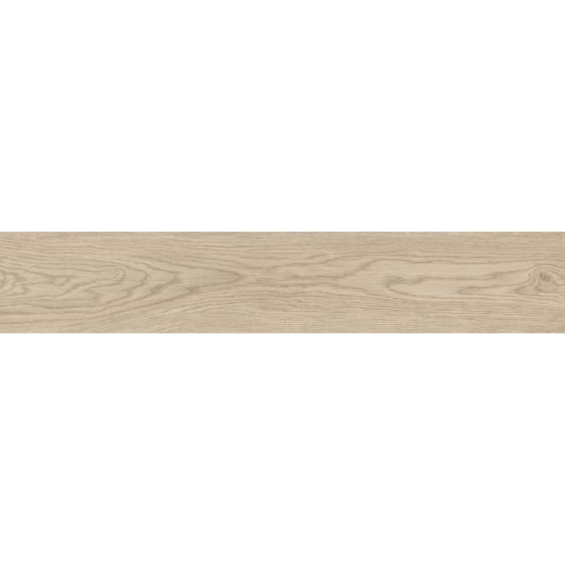 Mexen Savana Sabbia glazed rectified stoneware sample G1, wood-like floor-wall tile 120 x 20 cm, carving - TL614-04-S