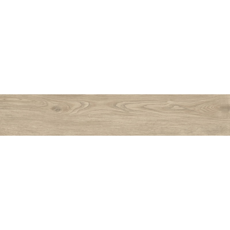 Mexen Savana Sabbia glazed rectified stoneware sample G1, wood-like floor-wall tile 120 x 20 cm, carving - TL614-04-S