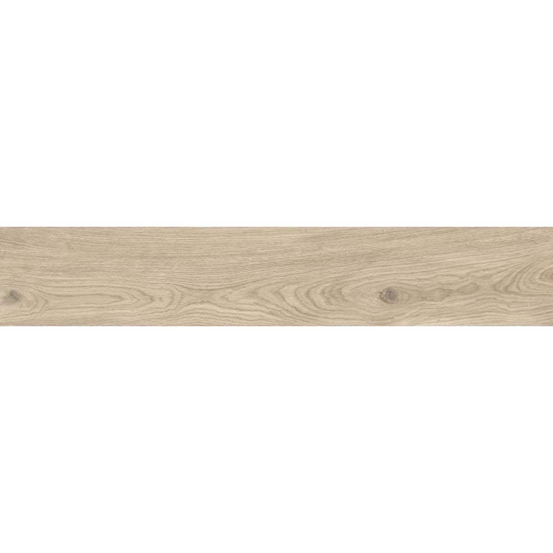 Mexen Savana Sabbia glazed rectified stoneware sample G1, wood-like floor-wall tile 120 x 20 cm, carving - TL614-04-S