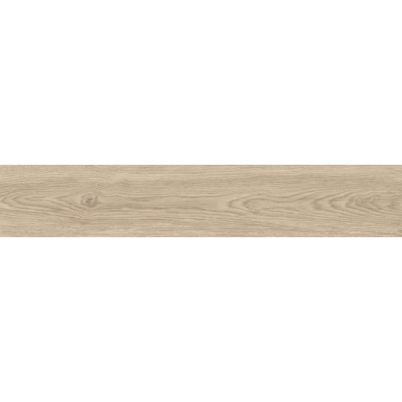 Mexen Savana Sabbia glazed rectified stoneware sample G1, wood-like floor-wall tile 120 x 20 cm, carving - TL614-04-S