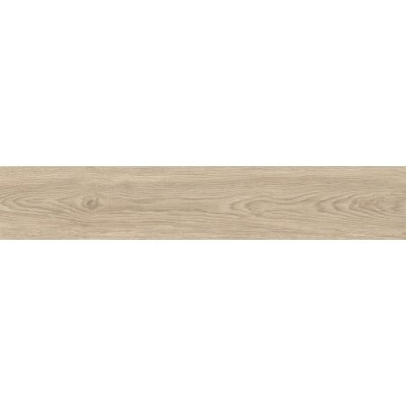 Mexen Savana Sabbia glazed rectified stoneware sample G1, wood-like floor-wall tile 120 x 20 cm, carving - TL614-04-S