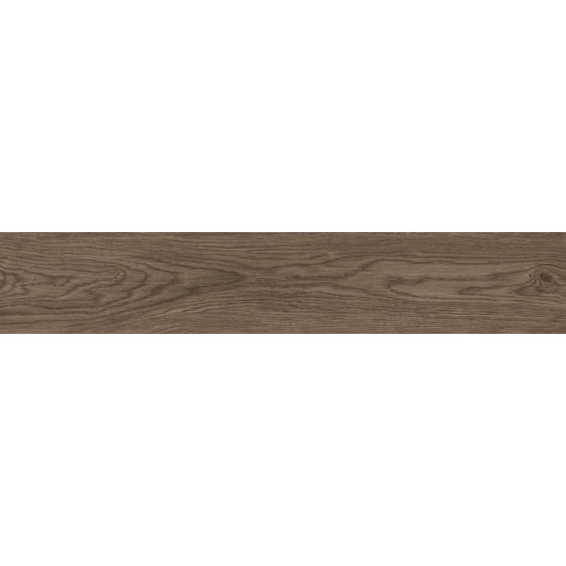 Mexen Savana Teak glazed rectified porcelain tile sample, wood-like floor-wall tile, carving - TL614-05-S