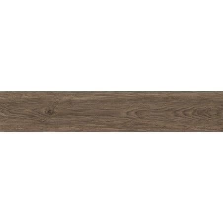 Mexen Savana Teak glazed rectified porcelain tile sample, wood-like floor-wall tile, carving - TL614-05-S