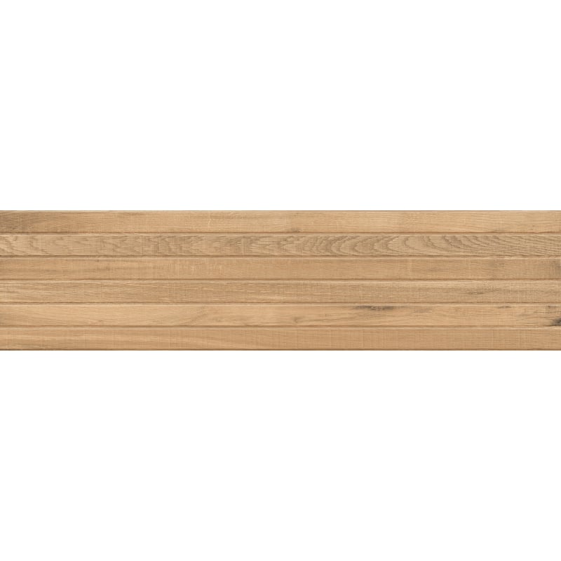 Mexen Western Wood Almond glazed rectified stoneware tile sample G1, wood-like wall tile, matte - TL702-50-S