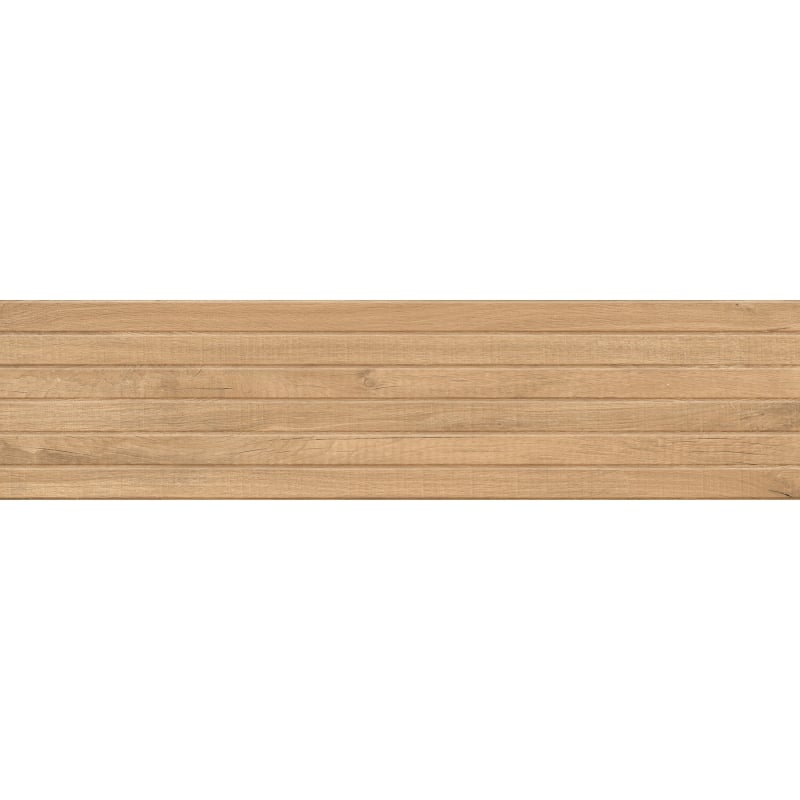 Mexen Western Wood Almond glazed rectified stoneware tile sample G1, wood-like wall tile, matte - TL702-50-S