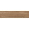 Mexen Western Wood Walnut glazed rectified porcelain stoneware sample, wood-like wall tile, matte - TL702-54-S