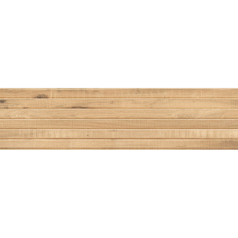 Mexen Western Wood Beige sample of glazed rectified porcelain tile G1, wood-like wall tile, matte - TL702-55-S