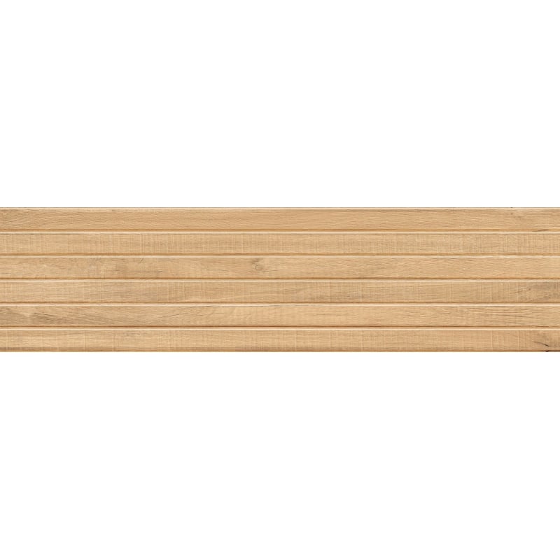 Mexen Western Wood Beige sample of glazed rectified porcelain tile G1, wood-like wall tile, matte - TL702-55-S