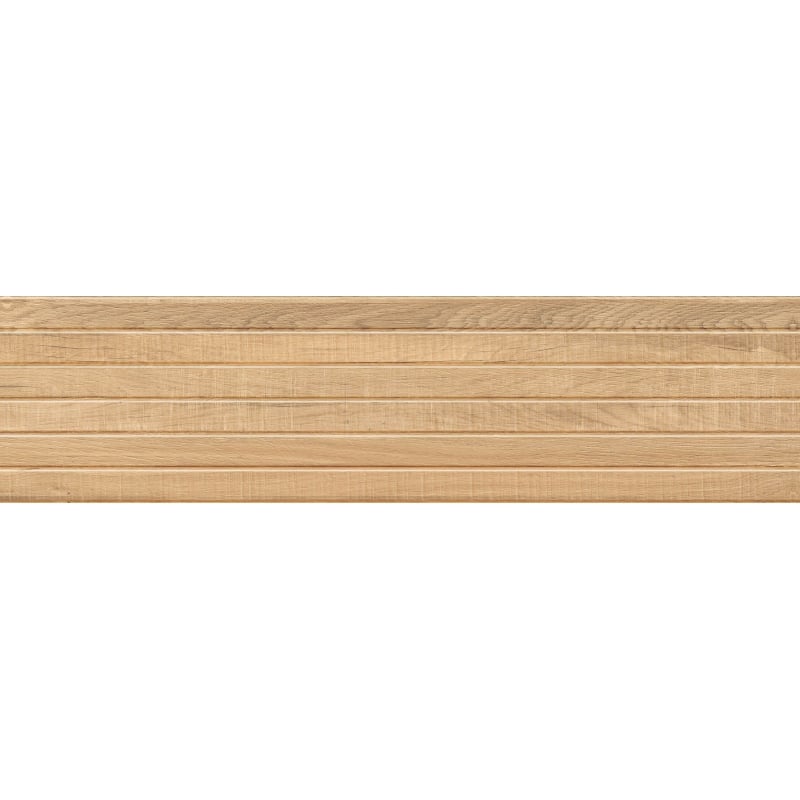 Mexen Western Wood Beige sample of glazed rectified porcelain tile G1, wood-like wall tile, matte - TL702-55-S