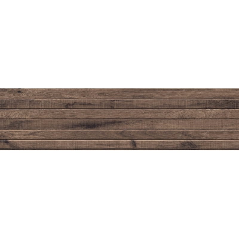 Mexen Western Wood Choco glazed rectified G1 tile sample, wood-like wall tile, matte - TL702-56-S