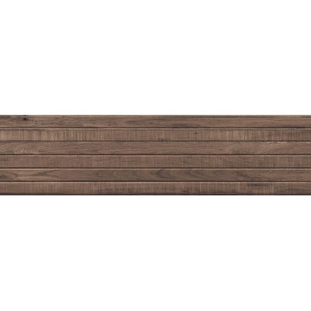 Mexen Western Wood Choco glazed rectified G1 tile sample, wood-like wall tile, matte - TL702-56-S