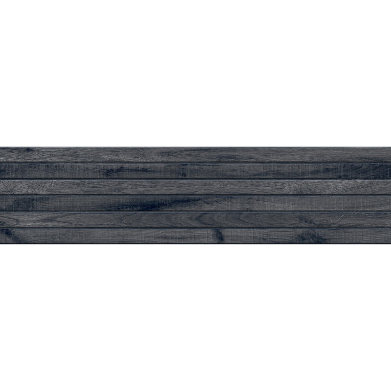 Mexen Western Wood Black glazed rectified gres sample G1, wood-like wall tile, matte - TL702-58-S