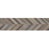 Mexen Native Black sample of glazed rectified porcelain stoneware G1, wood-like floor-wall tile, carving - TL704-00-S