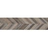 Mexen Native Black sample of glazed rectified porcelain stoneware G1, wood-like floor-wall tile, carving - TL704-00-S