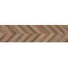 Mexen Native Brown glazed rectified gres sample G1, wood-like floor-wall tile, carving - TL704-01-S