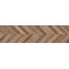 Mexen Native Brown glazed rectified gres sample G1, wood-like floor-wall tile, carving - TL704-01-S