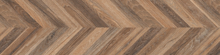Mexen Native Brown glazed rectified gres sample G1, wood-like floor-wall tile, carving - TL704-01-S