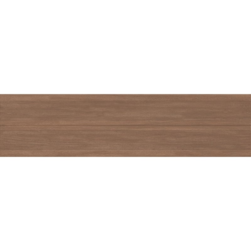 Mexen Prestige Wood Brown sample of rectified glazed gres tile, wood-like wall tile, matte - TL706-50-S
