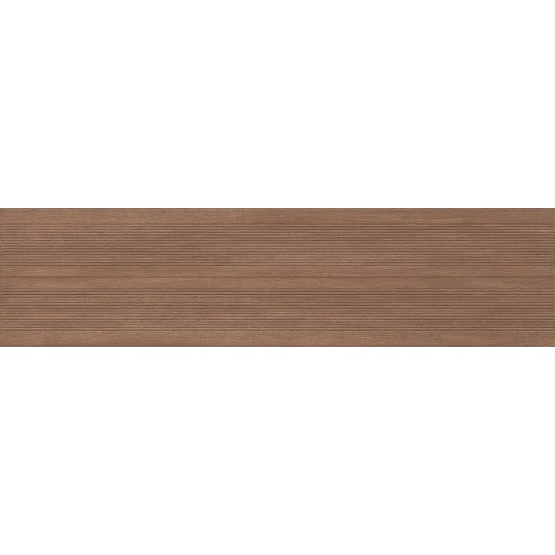 Mexen Prestige Wood Brown sample of rectified glazed gres tile, wood-like wall tile, matte - TL706-50-S