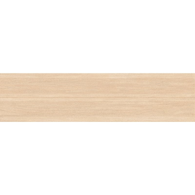 Mexen Prestige Wood Cream glazed rectified porcelain stoneware sample. G1, wood-like wall tile, matte - TL706-52-S
